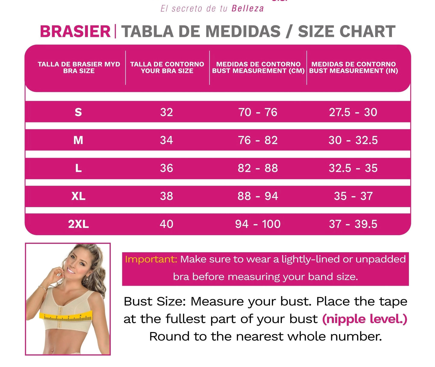 0015 Surgical Breast Augmentation Bra